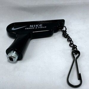 Nike Track & Field Starting Pistol Keychain Bag Charm Black Sportswear